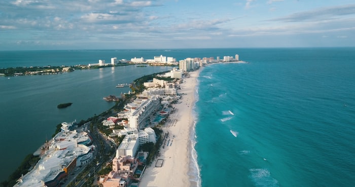 Cancun turquoise waters